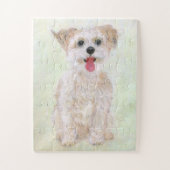 Morkie Dog Oversized Puzzle (Vertikal)