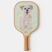 Morkie Dog Pickleball Schläger (Vorderseite)