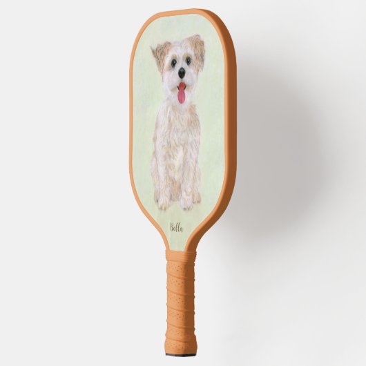Morkie Dog Pickleball Schläger (Links)