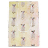 Morkie Gift Bag Mittlere Geschenktüte (Rückseite)