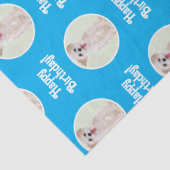 Morkie Hund Blau Seidenpapier (Detail)