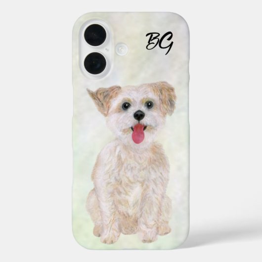 Morkie Hund Case-Mate iPhone Hülle (Rückseite)