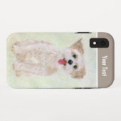 Morkie-Hund Case-Mate iPhone Hülle (Rückseite (Horizontal))