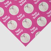 Morkie Hund Rosa Seidenpapier (Ausschnitt)