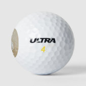 Morkie-Hunde-Golfbälle Golfball (Logo)