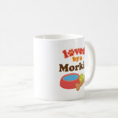 Morkie Hundebesitzer-Geschenk Kaffeetasse (VorderseiteRechts)