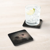 Morkie Hundewelpen-niedlicher Rettungs-Untersetzer Untersetzer (Rechte Seite)