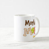 Morkie Hundezucht-Mama-Geschenk Kaffeetasse (VorderseiteRechts)