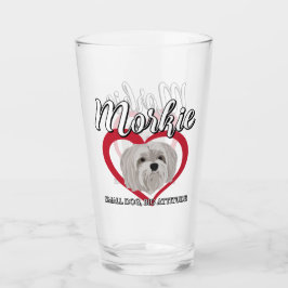 Morkie - Kleiner Hund, große Höhe - 3 Glas
