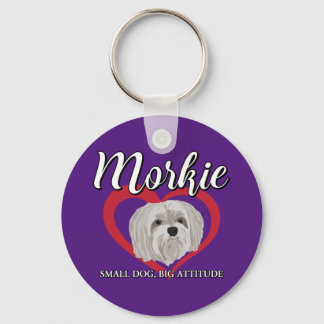 Morkie - Kleiner Hund, große Höhe - 3 Schlüsselanhänger