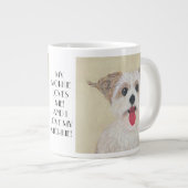 Morkie Liebe Jumbo Tasse (Vorderseite Rechts)