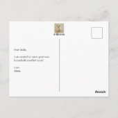 Morkie Liebe Postkarte (Rückseite)