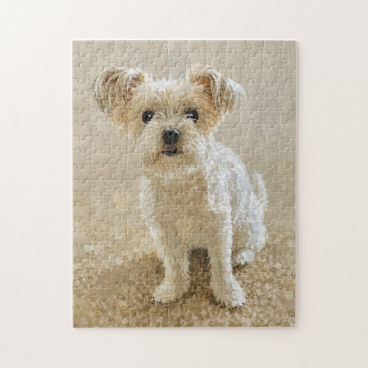 Morkie Liebe Puzzle (Vertikal)