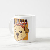 Morkie Mama Design Kaffeetasse (Vorderseite Links)