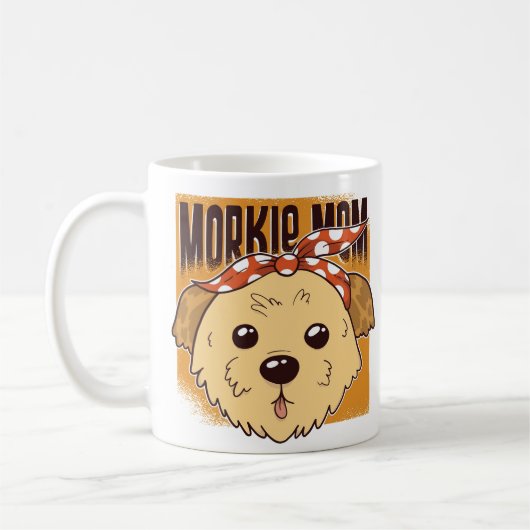 Morkie Mama Design Kaffeetasse (Links)