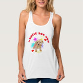 Morkie Mama Hund Lover Beste Hündin Mama je Tank Top (Vorderseite)