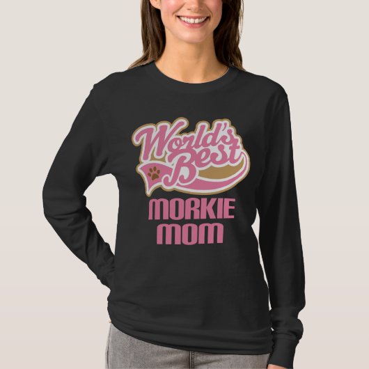 Morkie Mama-Hundezucht-Geschenk T-Shirt (Vorderseite)
