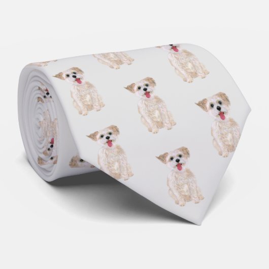 Morkie Necktie Krawatte (Gerollt)