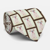 Morkie Portrait Necktie Krawatte (Gerollt)