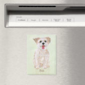 Morkie Rectwinkelmagnet Magnet (In Situ (Geschirrspüler))