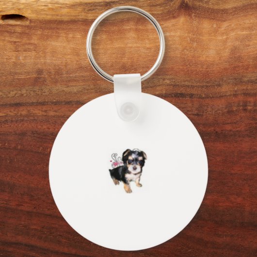 Morkie Schlüsselanhänger (Vorderseite)