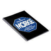 Morkie-Security-Blue Notizblock (Rechte Seite)