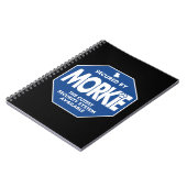 Morkie-Security-Blue Notizblock (Linke Seite)