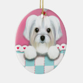 MORKIE SHELLY KERAMIKORNAMENT (Rechts)