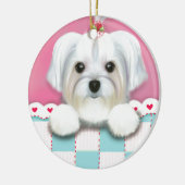 MORKIE SHELLY KERAMIKORNAMENT (Links)