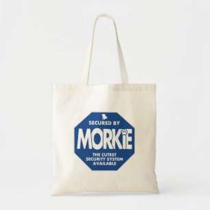 Morkie-Sicherheit-Blau Tragetasche
