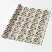 Morkie-Weihnachtspapier Geschenkpapier (Ungerollt)