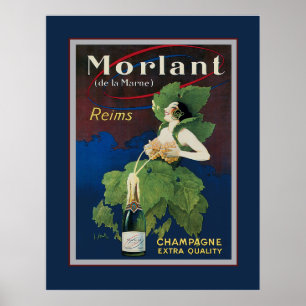 Morlant Champagne Anzeige-Plakat Poster
