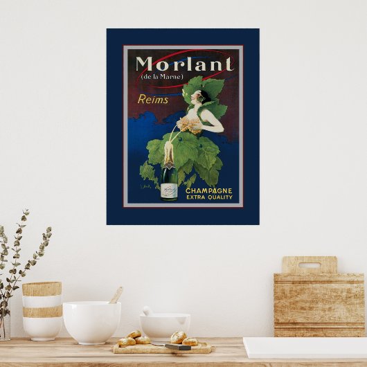 Morlant Champagner-Werbeplakat Poster (Küche)