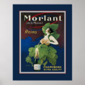Morlant Champagner-Werbeplakat Poster (Vorne)