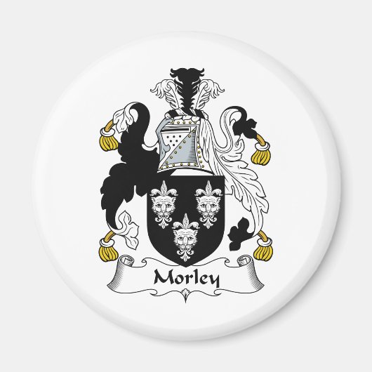 Morley Familienwappen Magnet (Vorne)