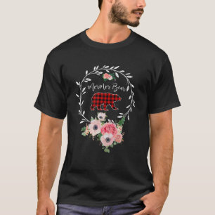 Mormar Bear Xmas Familie Weihnachten Pajama Rot Ka T-Shirt
