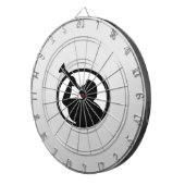 Mormon Angel Mormoni (Symbol des Mormonismus) Dartscheibe (Vorderseite rechts)