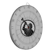 Mormon Angel Mormoni (Symbol des Mormonismus) Dartscheibe (Vorderseite Links)