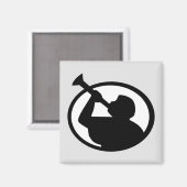 Mormon Angel Mormoni (Symbol des Mormonismus) Magnet (Vorderseite/Rückseite)