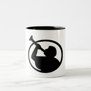 Mormon Angel Mormoni (Symbol des Mormonismus) Zweifarbige Tasse