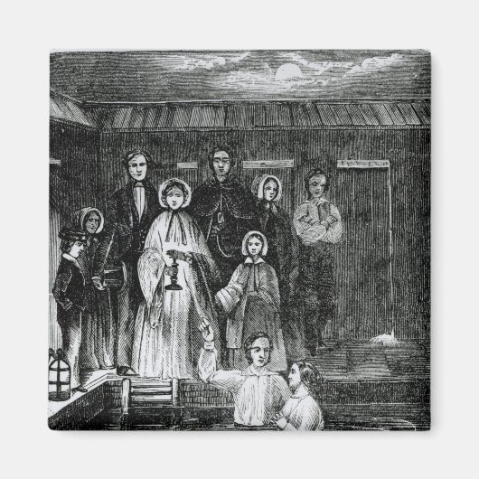 Mormon Baptisse Magnet (Vorne)