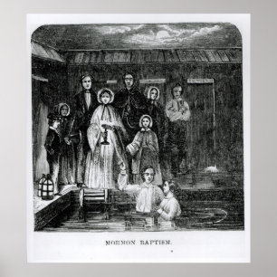 Mormon Baptisse Poster