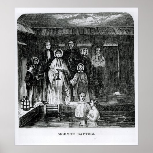 Mormon Baptisse Poster (Vorne)