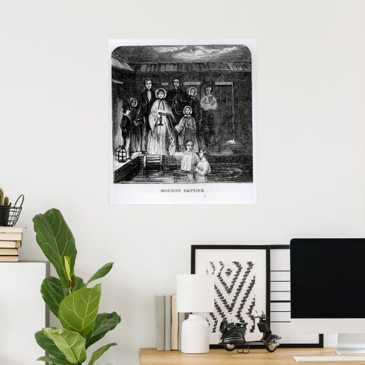 Mormon Baptisse Poster (Heimbüro)