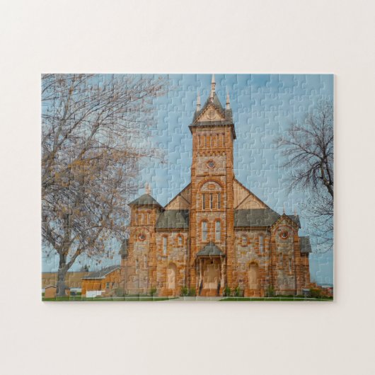 Mormon Kirche Idaho. Puzzle (Horizontal)