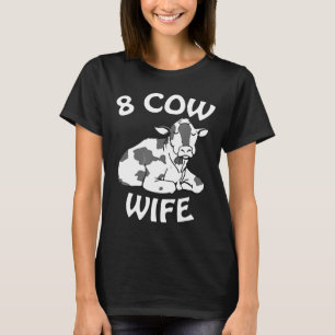 Mormon Lds Funny 8 Kuh Ehefrau Männer Frauen T-Shirt