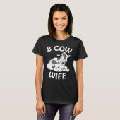 Mormon Lds Funny 8 Kuh Ehefrau Men Women T-Shirt (Vorne ganz)