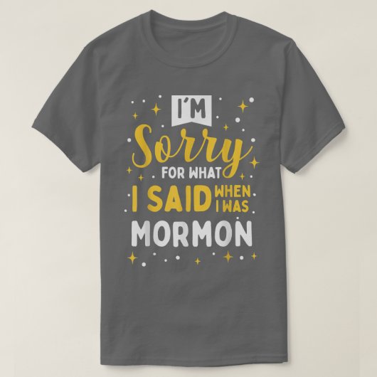 Mormon LDS Missionar T-Shirt (Design vorne)