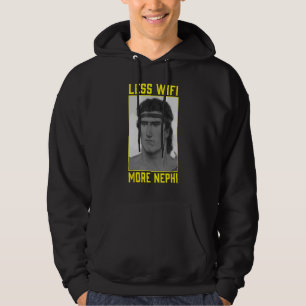 Mormon LDS-Missionar Weniger WLAN Mehr Nephi 3 Hoodie