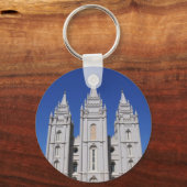 Mormon (LDS) Tempel in Salt Lake City, Utah Schlüsselanhänger (Vorderseite)